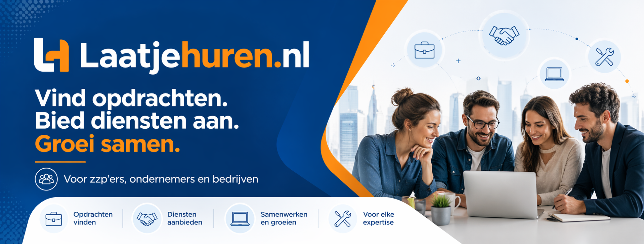 Laatjehuren.nl - Vind opdrachten, bied diensten aan, groei samen